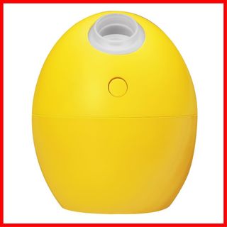 グリーンハウス 卓上 USB 超音波式 加湿器 たまご形 パプリカ(イエロー)G