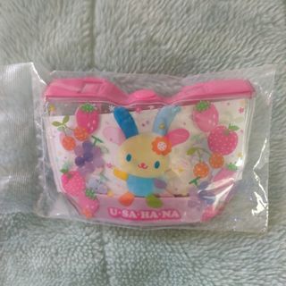 サンリオ(サンリオ)のサンリオ プールバッグ風ミニポーチ2 ウサハナ カプセルトイ(キャラクターグッズ)
