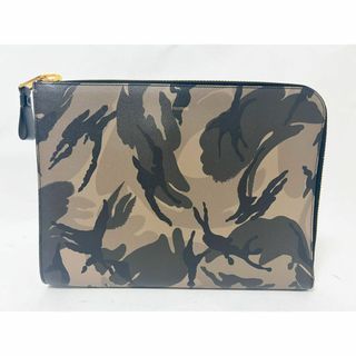 トムフォード(TOM FORD)のTOM FORD トムフォード クラッチバッグ セカンドバッグ ドキュメントケース メンズ グリーン H0355T ICL022 美品(セカンドバッグ/クラッチバッグ)