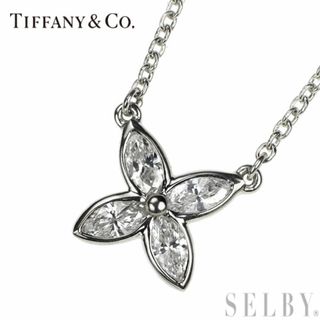 ティファニー(Tiffany & Co.)のティファニー Pt950 ダイヤモンド ペンダントネックレス ビクトリア(ネックレス)