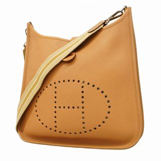 エルメス(HERMES)の【5ge5842-h】エルメス ショルダーバッグ エヴリン1PM トリヨンクレマンス タバックキャメル シルバー金具 □L刻印【中古】レディース(ショルダーバッグ)