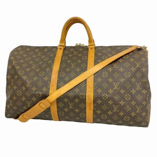 ルイヴィトン(LOUIS VUITTON)の【5ge5914-h】ルイヴィトン ボストンバッグ モノグラム キーポルバンドリエール55 M41414 ブラウン【中古】メンズ レディース ユニセックス(ボストンバッグ)