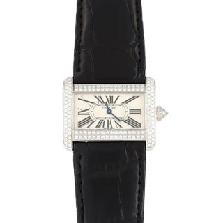カルティエ(Cartier)のカルティエ ミニタンクディヴァン WG/2D WA301236 WG クォーツ(腕時計)