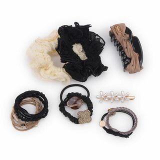 【特価商品】BIANHUAN シュシュ ヘアゴム バンスクリップ 福袋 大人 リ(その他)