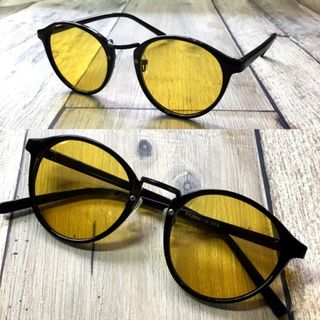 鉄板モデル！イエローライトレンズ ボストン