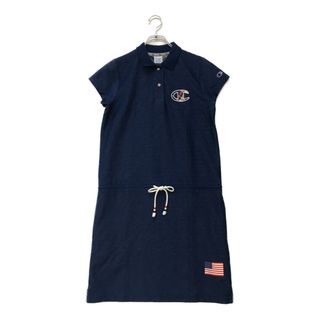 チャンピオン(Champion)のcoco 中古 チャンピオン Champion レディース ワンピース L 紺 ネイビー(ウエア)