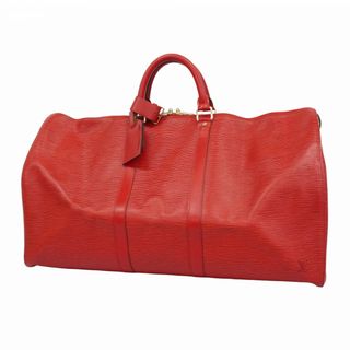 ルイヴィトン(LOUIS VUITTON)の【5ge5827-h】ルイヴィトン ボストンバッグ エピ キーポル55 M42957 カスティリアンレッド【中古】メンズ レディース ユニセックス(ボストンバッグ)