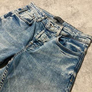 ザラ(ZARA)の【ZARA MAN】ザラ マン クラッシュ加工 ストレッチスキニーデニムパンツ(デニム/ジーンズ)