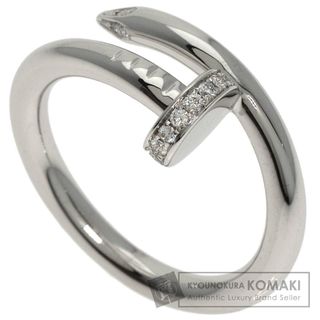 カルティエ(Cartier)のCARTIER カルティエ ジュスト アン クル クラシックモデル ダイヤモンド #56 リング・指輪 K18WG レディース [中古](リング(指輪))