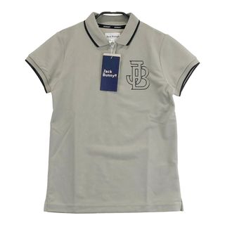 サイズ：0 JACK BUNNY ジャックバニー 2024年モデル 半袖ポロシャツ グレー系 [240101498890] ゴルフウェア レディース ストスト