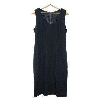 ドルチェアンドガッバーナ(DOLCE&GABBANA)のDOLCE&GABBANA(ドルチェアンドガッバーナ) ワンピース サイズ46 L レディース - 黒 ノースリーブ/ロング(その他)