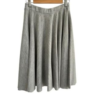 ジルサンダー(JIL SANDER)のJILSANDER(ジルサンダー) スカート サイズ34 XS レディース美品  - グレー ひざ丈/ウエストゴム ウール(その他)