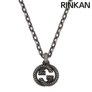 グッチ(GUCCI)のグッチ  604155 インターロッキングGシルバーネックレス メンズ(ネックレス)