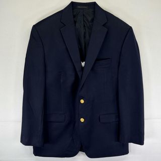 古着 ローレンラルフローレン LaurenRalphLauren テーラードジャケット ブレザー 金ボタン スーツ 40R 濃紺 メンズ(その他)