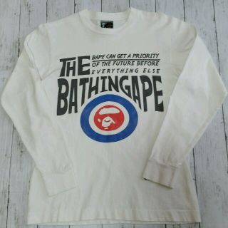 アベイシングエイプ(A BATHING APE)のA BATHING APE  ロングTシャツ(Tシャツ/カットソー(七分/長袖))