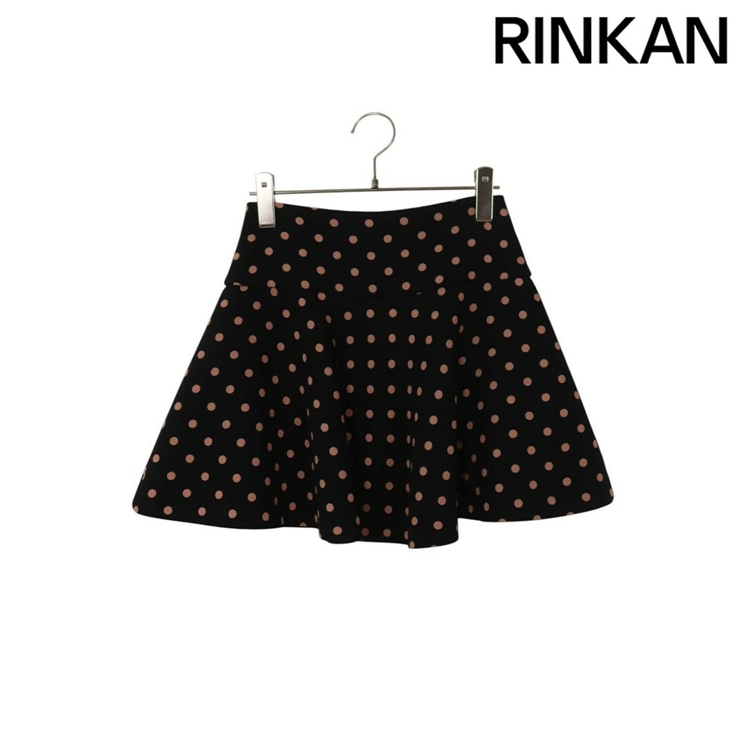 ⚠️専用 極美品❣️ RED VALENTINO フレアースカート ラムスキン 本革 RED VALENTINO - レッドヴァレンティノ IR3RA0351G9 ドット柄