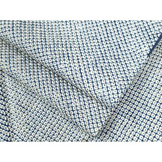 平和屋着物●上質な小紋　本疋田絞り　総絞り　正絹　逸品　CAAU2803yc(着物)