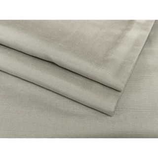 平和屋着物●上質な紬　色無地　煤色　ロング丈　正絹　逸品　AAAY0237zg(着物)