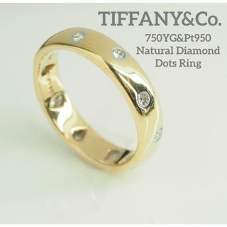 ティファニー(Tiffany & Co.)の難あり…TIFFANY&Co. ティファニー　K18YG天然ダイヤドッツリング(リング(指輪))