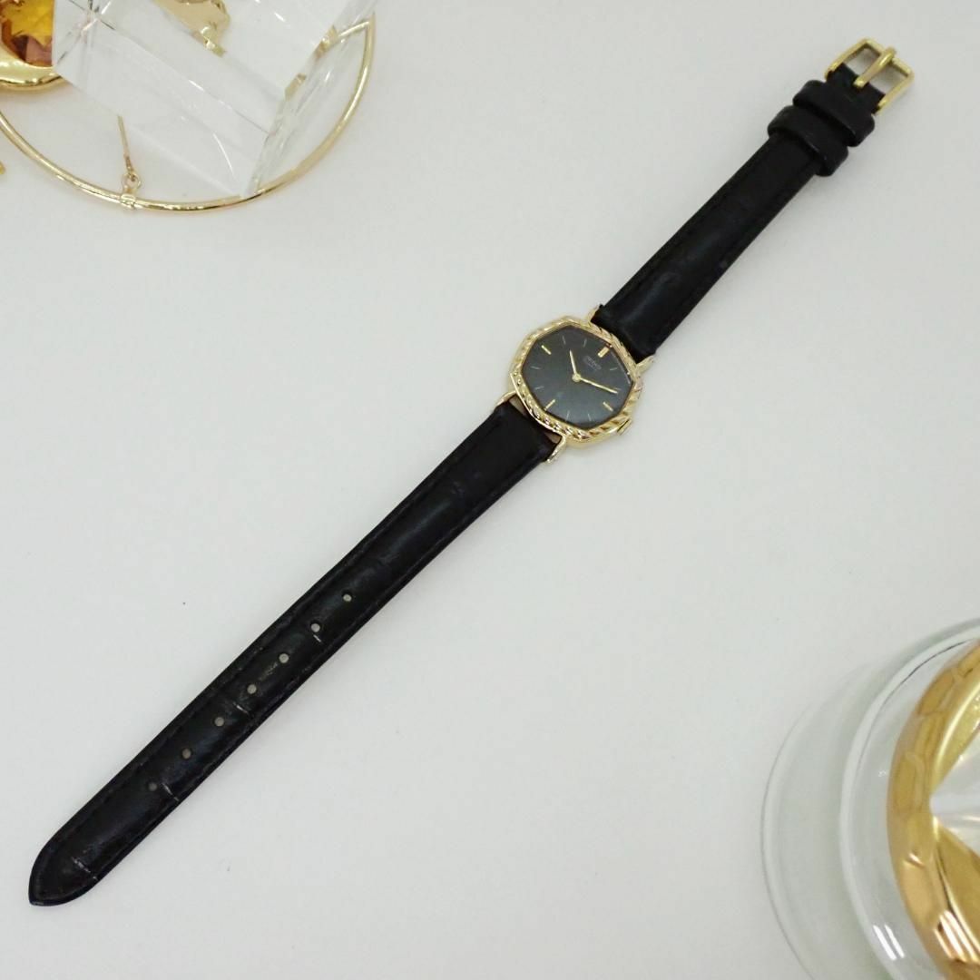 K‼️順調に稼働‼️SEIKO レディース 時計 黒文字盤 金色 SEIKO - 稼働品 SEIKO セイコー SGP レディース 腕時計 黒文字盤