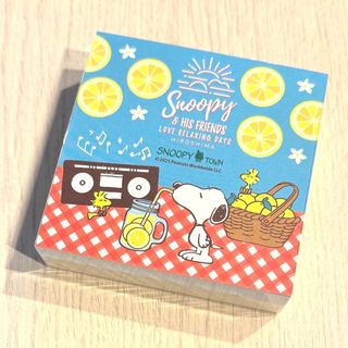 スヌーピータウンショップ オリジナル 広島パルコ店限定アイテム ブロックメモ(キャラクターグッズ)