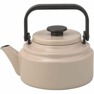 野田琺瑯　アムケトル　2.0L　ベージュ　AM-20K BE ガス・IH　日本製(調理道具/製菓道具)
