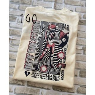 フォートナイト　ゲームキャラクター　ピンクのくまちゃん　半袖　tシャツ 140 