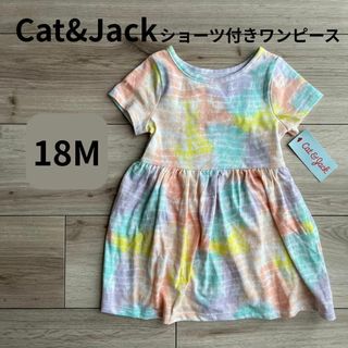 未使用 Cat&Jack ショーツ付きワンピース 18M 80cm 85cm