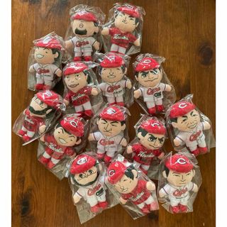 広島カープ　選手ミニマスコット人形×14 非売品コンプリート2018 2019