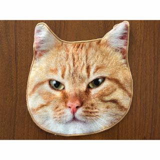 猫型　ダイカットタオル