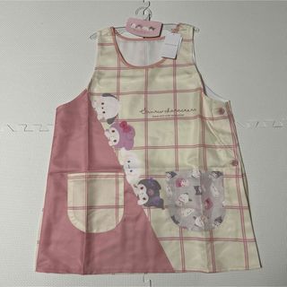 サンリオ(サンリオ)のサンリオキャラクター大集合　クリーム　保育士エプロン　フリーサイズ　新品未使用(その他)