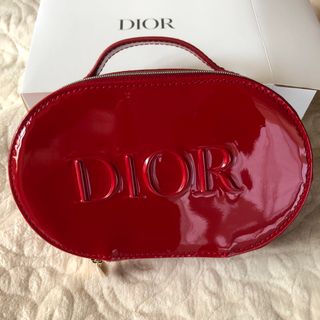 ディオール(Dior)のディオール ポーチ レッド(ポーチ)