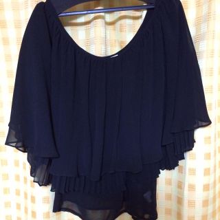 ムルーア(MURUA)のMURUA シフォンTOPS(カットソー(長袖/七分))