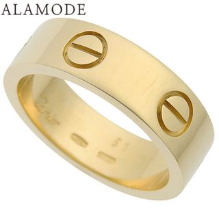 カルティエ(Cartier)のCARTIER(カルティエ) ラブコレクション LOVE リング K18 イエローゴールド YG リング・指輪 アクセサリー ジュエリー ラブリング 11(51)号 ゴールド金 レディース 41100076491【中古】【アラモード】(リング(指輪))