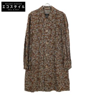コムデギャルソンオムプリュス(COMME des GARCONS HOMME PLUS)のコムデギャルソンオムプリュス PC-100110 90s ﾌﾞﾗｳﾝ ｶﾓ ﾘﾈﾝ×ﾚｰﾖﾝ ｺｰﾄ M(その他)
