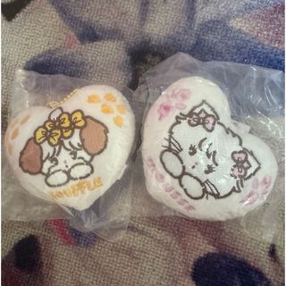 mikko characters ハート型クッション　ムース　スフレ(キャラクターグッズ)