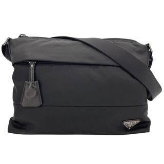 プラダ(PRADA)の　プラダ PRADA ナイロンショルダーバッグ ブラック ナイロン ユニセックス ショルダーバッグ(ショルダーバッグ)