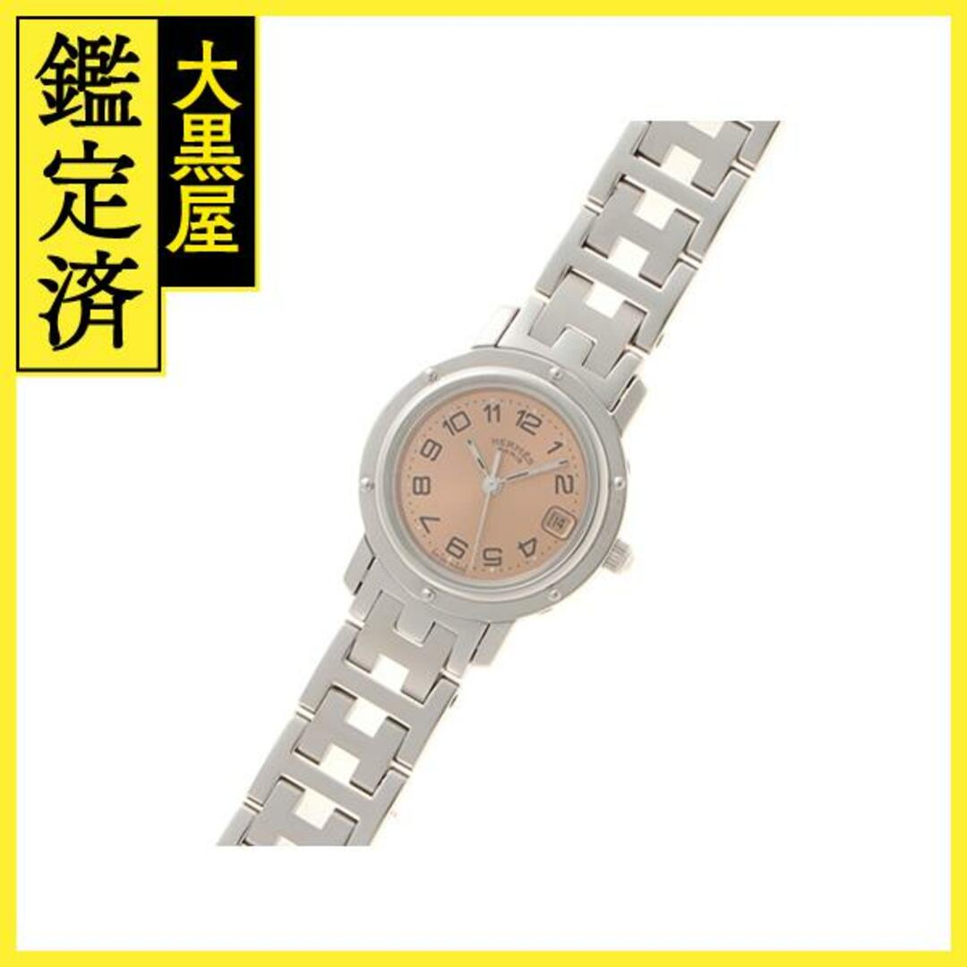 ◆エルメス◆クリッパー◆レディース◆約１２ｍｍ幅◆２連コマ◆CL4.210◆ エルメス クリッパー ブルー文字盤 CL4.210 クオーツ レディース