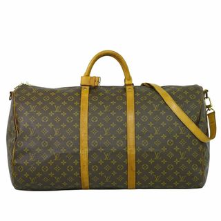 ルイヴィトン(LOUIS VUITTON)の本物 ルイヴィトン LOUIS VUITTON LV キーポルバンドリエール 60 モノグラム 2WAY ボストンバッグ ブラウン M41412 ビトン バッグ 中古・(ボストンバッグ)