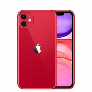 アップル(Apple)のiPhone11 128GB RED SIMフリー 本体 スマホ iPhone 11 アイフォン アップル apple  【送料無料】 ip11mtm1084(スマートフォン本体)