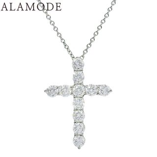 ティファニー(Tiffany & Co.)のTIFFANY&Co.(ティファニー) クロス ペンダント Pt950プラチナ ネックレス アクセサリー ジュエリー 十字架モチーフ シルバー銀 レディース 41100080072【中古】【アラモード】(ネックレス)