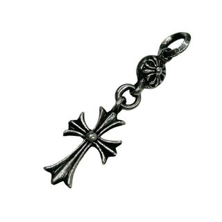 クロムハーツ(Chrome Hearts)のChrome Hearts クロムハーツ ワンボールタイニー CHクロス ネックレス トップ シルバー 925 7g メンズ インボイスなし 【中古】 52507K334(ネックレス)