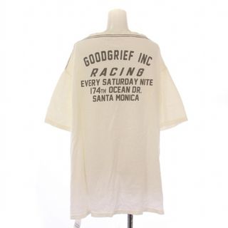 アパルトモンドゥーズィエムクラス(L'Appartement DEUXIEME CLASSE)のアパルトモン ドゥーズィエムクラス プリントオーバーTシャツ カットソー 白(Tシャツ(半袖/袖なし))