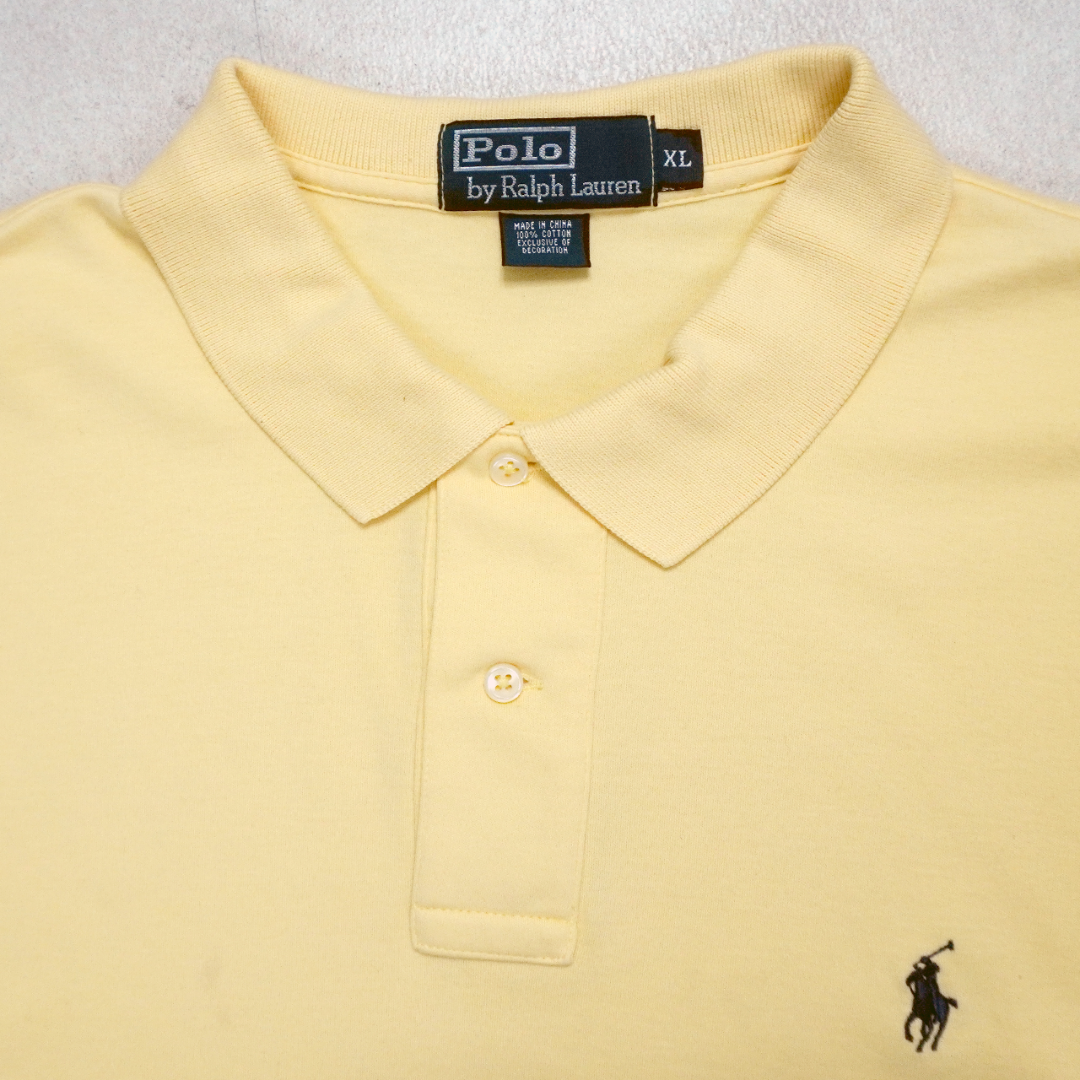 超美品★Polo by Ralph Lauren イエローポロシャツ S Polo by Ralph Lauren イエローポロシャツ S - メルカリ