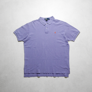 ポロラルフローレン(POLO RALPH LAUREN)の【POLO RALPH LAUREN】ポロラルフローレン　鹿の子S/S Polo ShirtXLライトパープル(ポロシャツ)