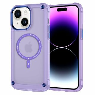 【ケース】Kuoyida iPhone13ケース 磁気センサーリング搭載 Mag