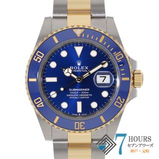 ロレックス(ROLEX)の【133341】ROLEX ロレックス 126613LB サブマリーナ デイト 並行品　ブルーダイヤル ランダム番 YG/SS 自動巻き ギャランティーカード 純正ボックス 腕時計 時計 WATCH メンズ 男性 男 紳士 【未使用品】【中古】(腕時計(アナログ))