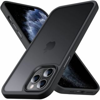 Anqrp iPhone11 Pro Max 用 ケース 半透明 耐衝撃 滑り止