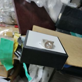GUCCI グッチ シルバー925 インターロッキングリング 20号 イタリア製
