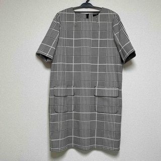 イネド(INED)のイネド　ワンピース　大きいサイズ(ひざ丈ワンピース)